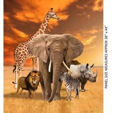 African Safari Panel