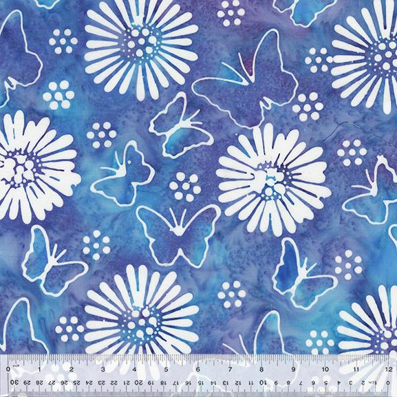 Butterflies - Celestial  Anthology Fabrics - Jacqueline De Jonge - Dazzle