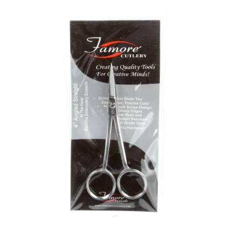 Famore 4" Angled Staight in the Hoop Embroidery Scissors