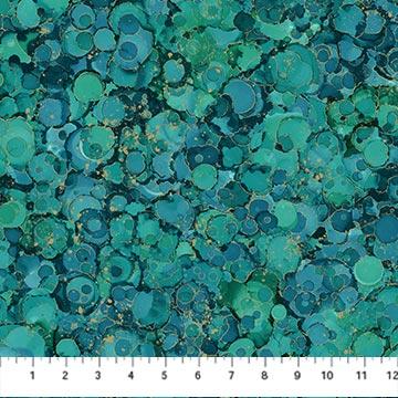 Midas Touch- Bubble Texture Teal