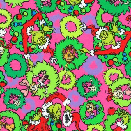 How the Grinch Stole Christmas- Wreaths Candy Pink