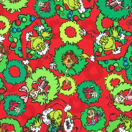 How the Grinch Stole Christmas- Wreaths Holiday Red