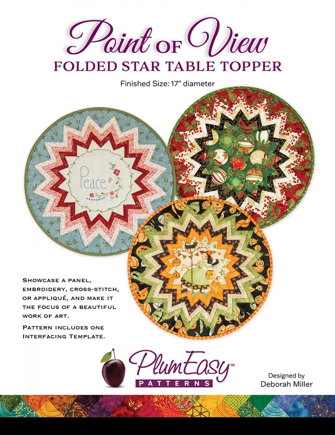 Point of View Folded Star Table Topper