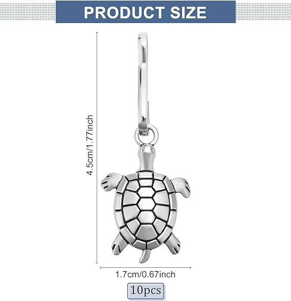 Turtle Zipper Pull