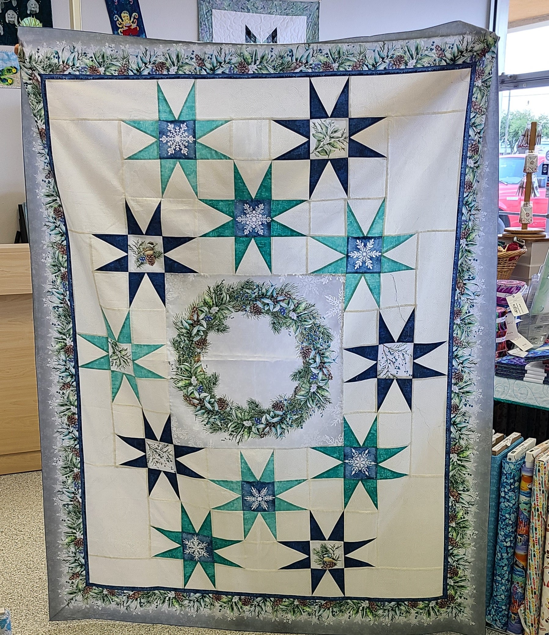 Celebrate Winter Quilt Kit 53" x 69" Pattern included