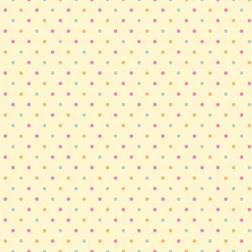 All The Big Things Start Small- Small Dots Yellow Multi