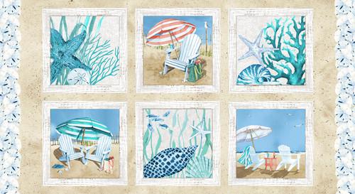Beach Bound  Kit 52" x 74" Pattern Not Included