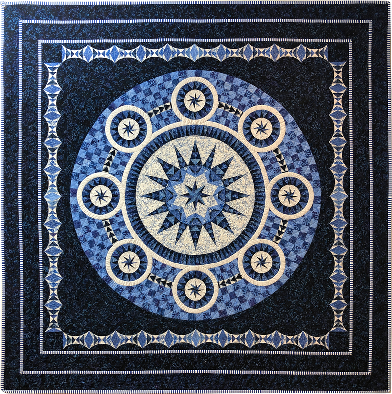 Bluetiful by Jacqueline de Jonge Paper Pieced Pattern