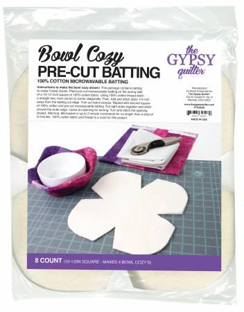 Bowl Cozy Pre- Cut Batting - 8 Count