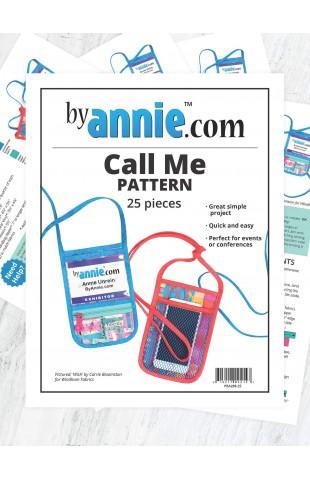 Call Me  by Annie Name Tag/ Cell Phone Bag