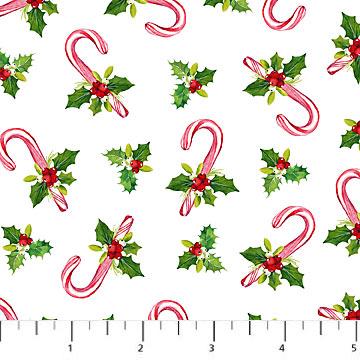 Candy Cane Toss - White Multi