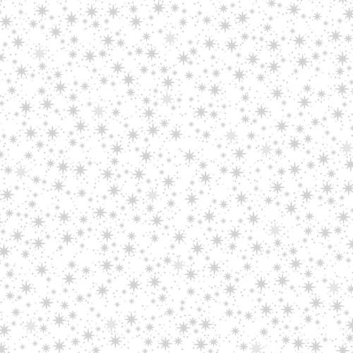 Christmas Is Near Stars White/Silver