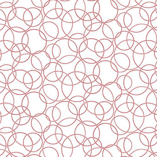 Circles - White/Red