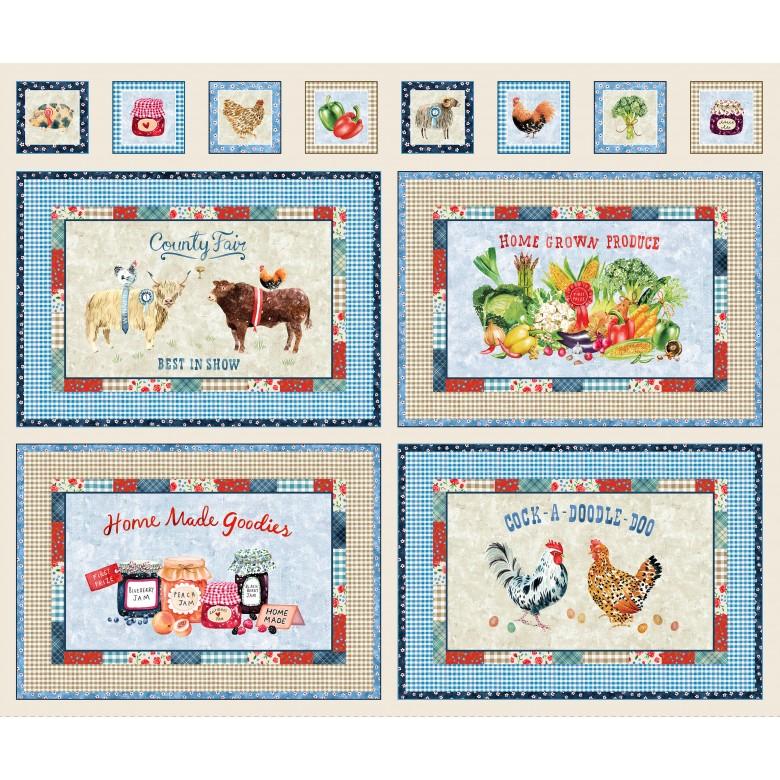 County Fair Placemats Panel - Multi