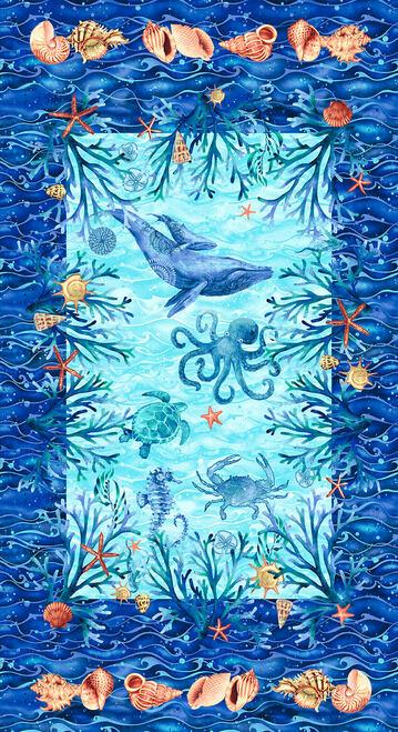 Deep Blue Sea- Sea Creature Panel