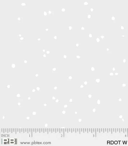 Dots - White  Rambling Dot