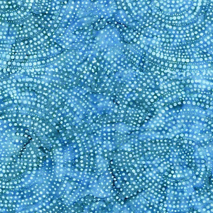 Dotty Spirals - Lake  Tonga Batiks