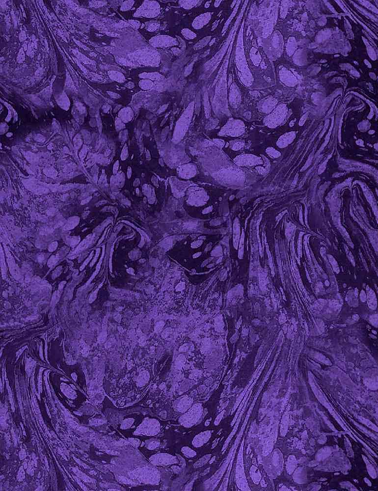 Floral Dreams- Marble Texture- Purple