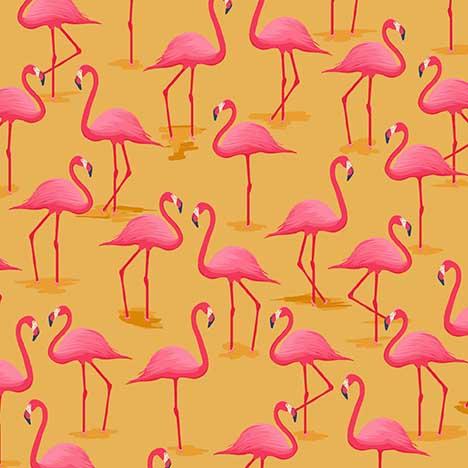 Florida Shop Hop 2023 - Flamingoes Orange