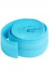 Fold-over-Elastic Parrot Blue 3/4 x 2 yd