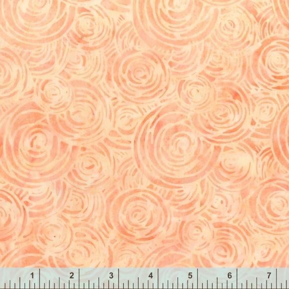 Frosting- Peach Circular Rose