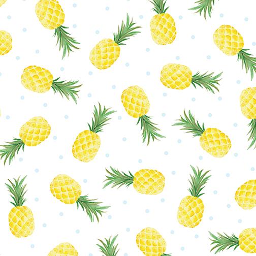 Fun in the Sun- Pineapple Fun White