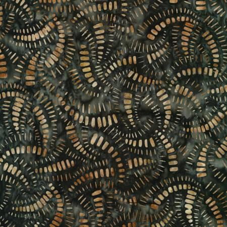 Geometric - Shale  Umber Batik