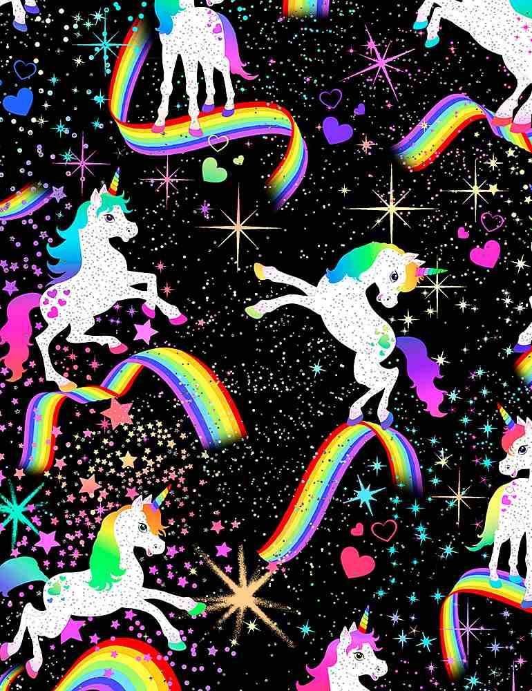 Glitter Unicorns In Space