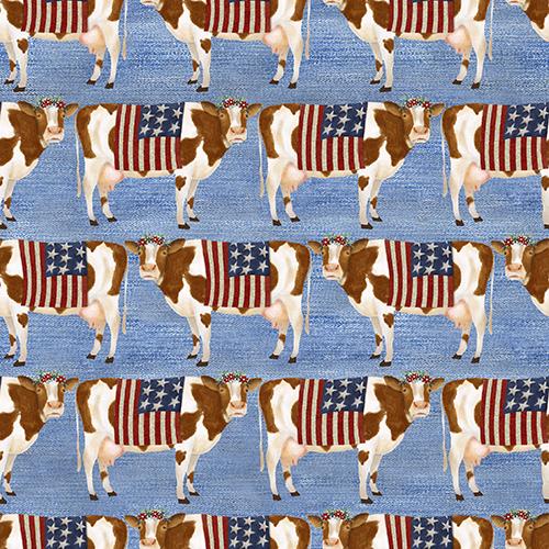 Hometown America- Patriotic Cows