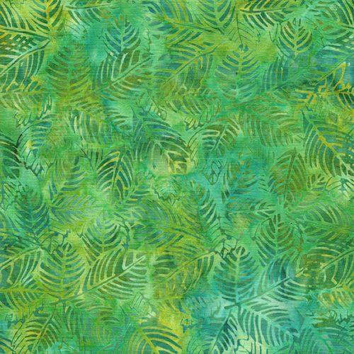 Island Batik - Leaves Lime