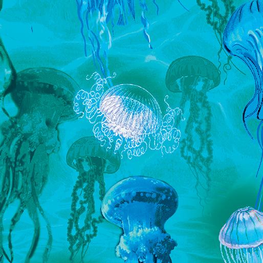 Jellyfish Jubilee Dk Sea Green