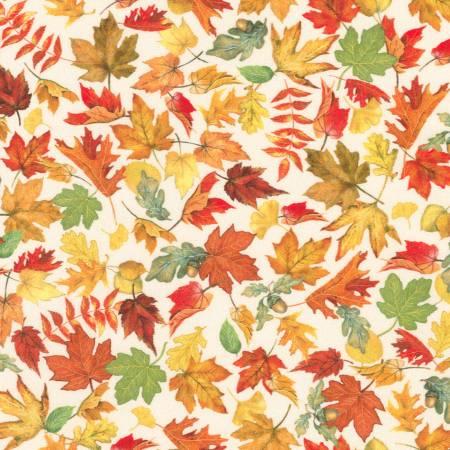 Leaves - Cream Autumn Cats & Dogs
