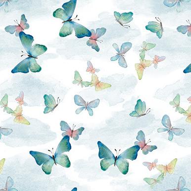 Love in Air Blue Butterflies