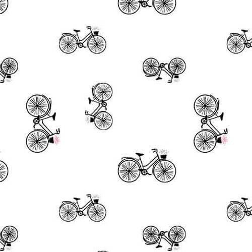 Lower the Volume- Bicycles- White