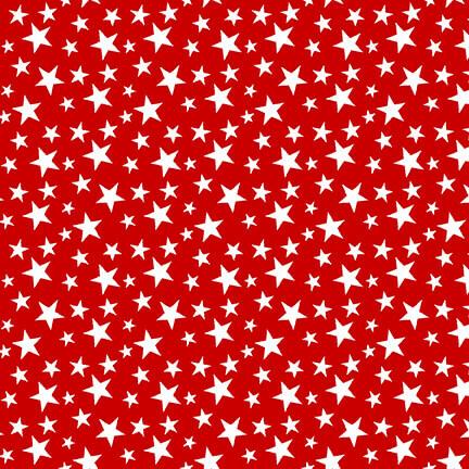 My Happy Place Tossed Red Little Stars