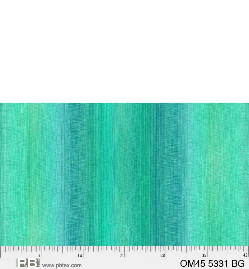 Ombre- Blue Green