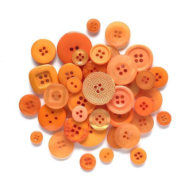 Outlandish Orange Buttons