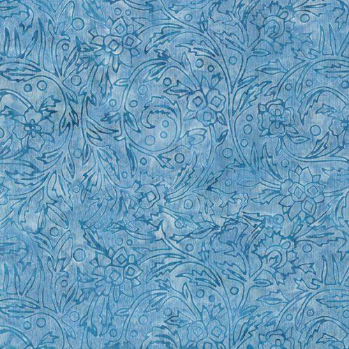 Outline Vine-Blue Chambray Royal Crown