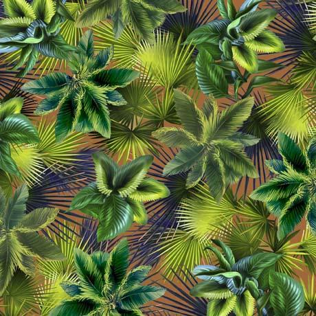 Palm Leaves - Green  Jurassic Journey