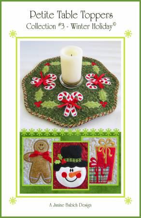 Petite Table Toppers Collection #3- Winter Holiday