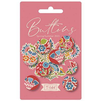Pie in the Sky - Buttons 18mm   Tilda 8pcs