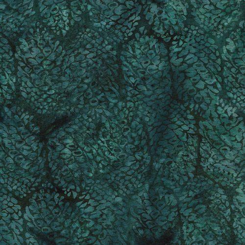 Pinecone - Teal Ravine  Island Batik