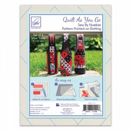 Quilt As You Go- Wine Totes