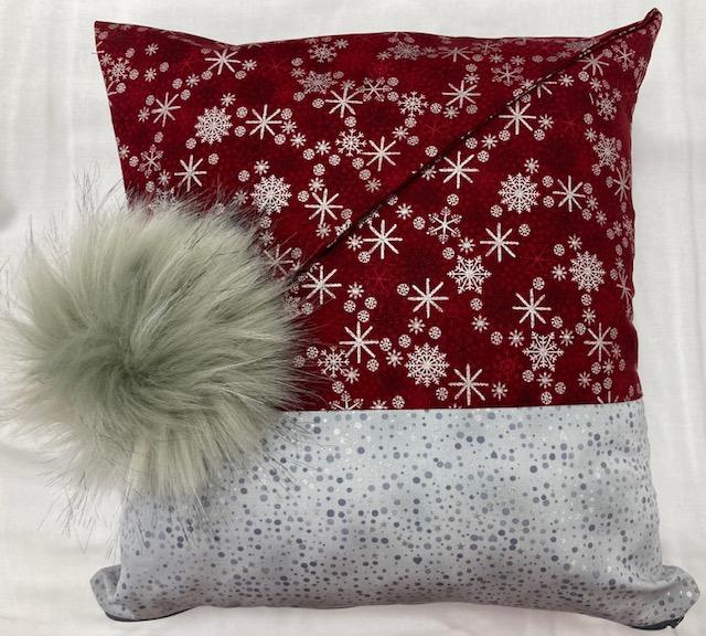 Santa Hat Red/Silver Pillow Kit