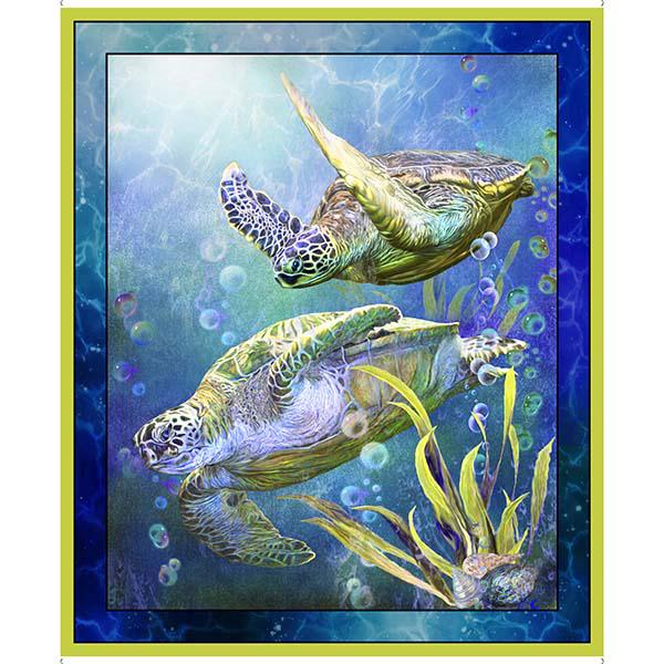 Sea Turtle Panel Turtle Odyssey