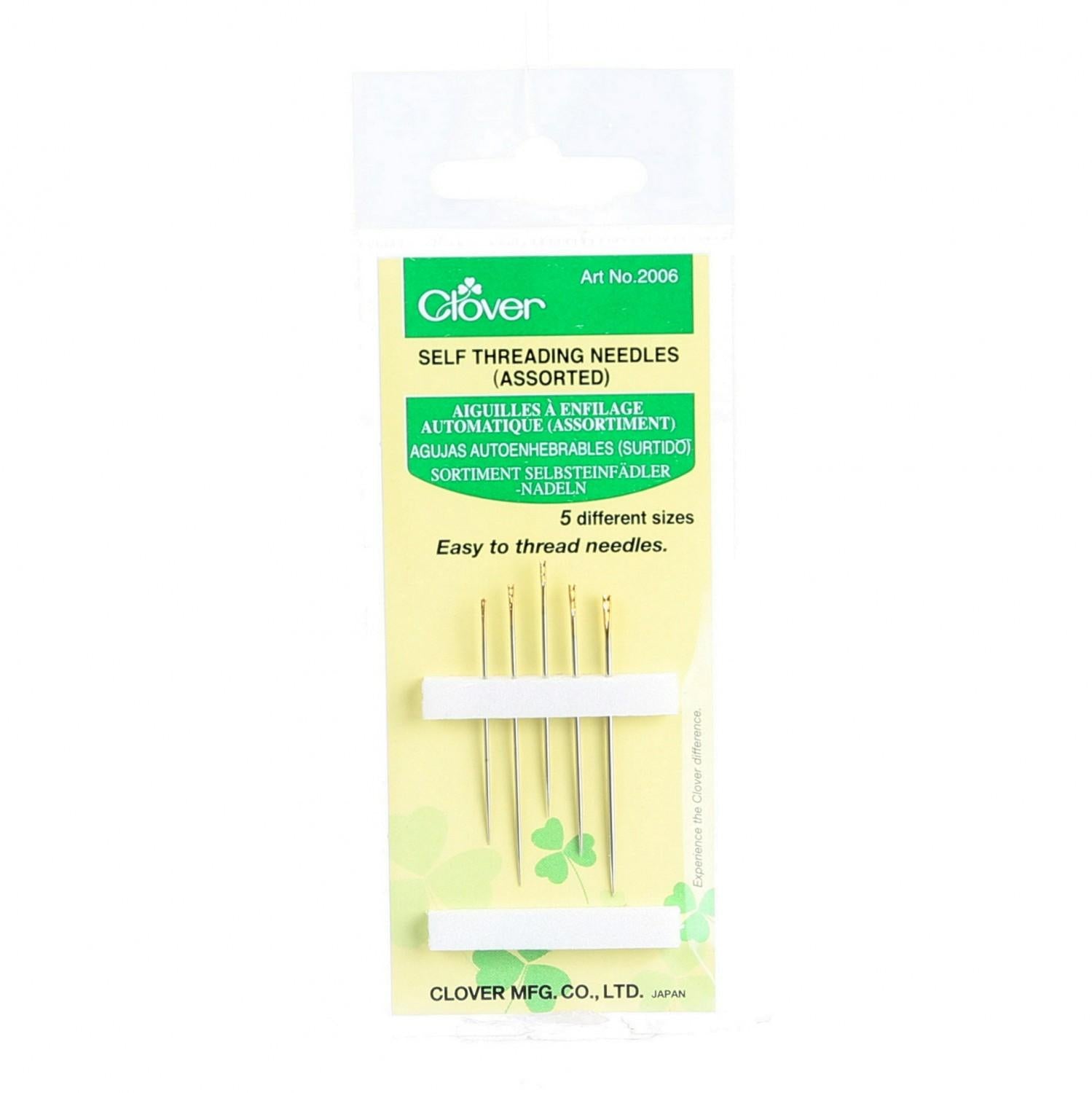 Self- Threading Assorted Needles 5 Count