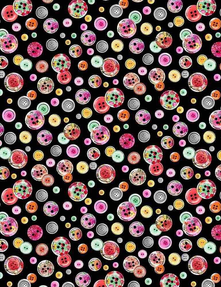 Sew Floral- Floral Buttons