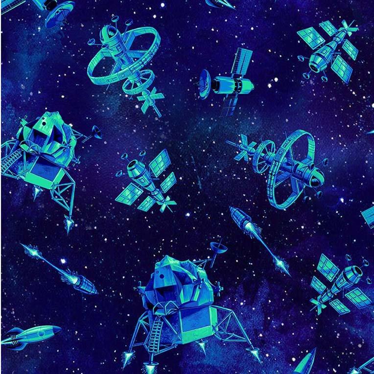 Spacecraft - Blue  The Final Frontier