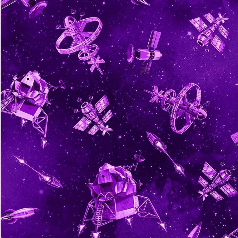 Spacecraft - Purple  The Final Frontier