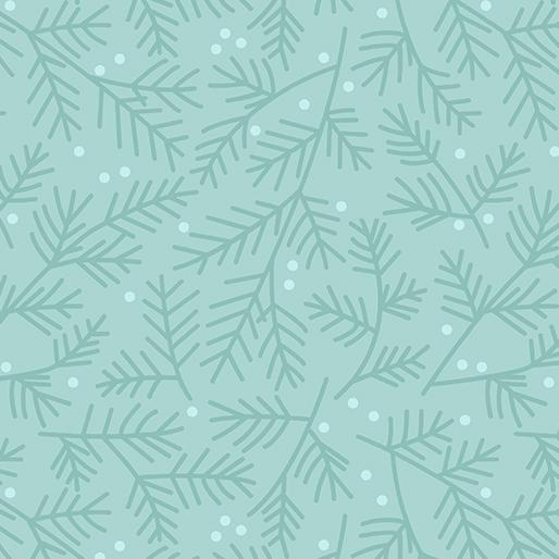 Tea Towel Teal Branches